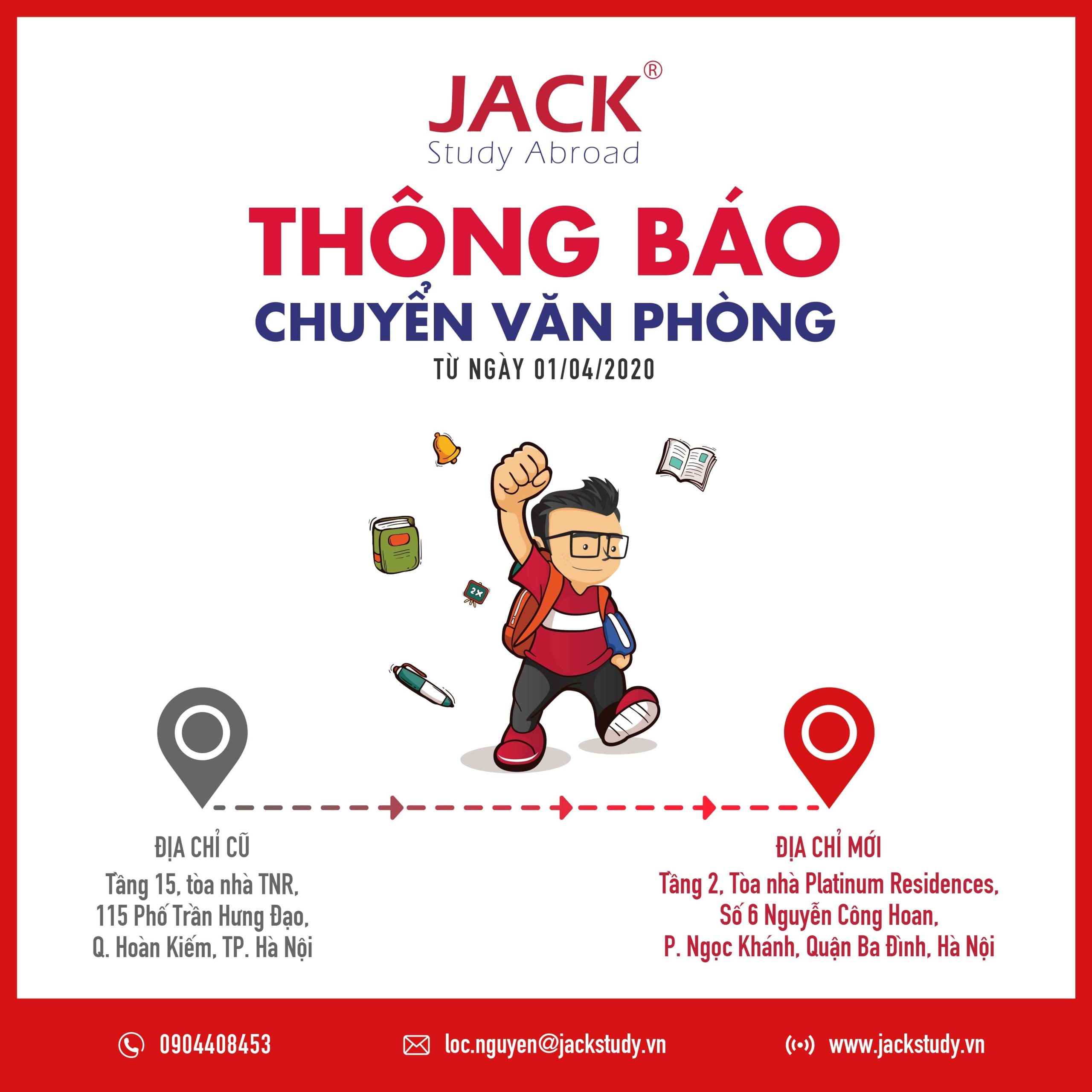 Mẫu thông báo chuyển địa điểm văn phòng trẻ trung số 2
