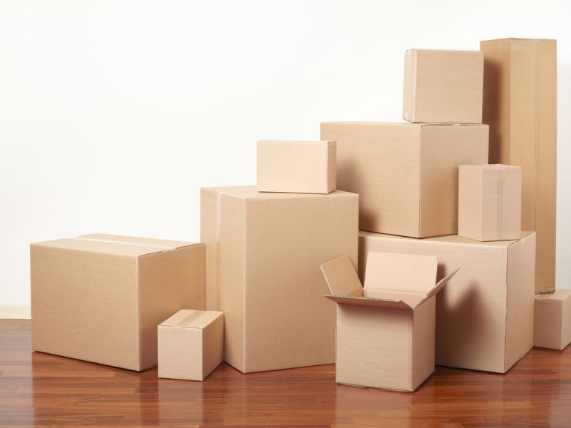 Thùng carton nhiều kích cỡ giúp phân loại đồ đạc khoa học hơn